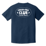 Crash Free Club Tee - Navy