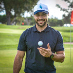 Crash Free Club Trucker Hat – White & Navy