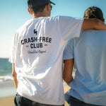 Crash Free Club Tee - White