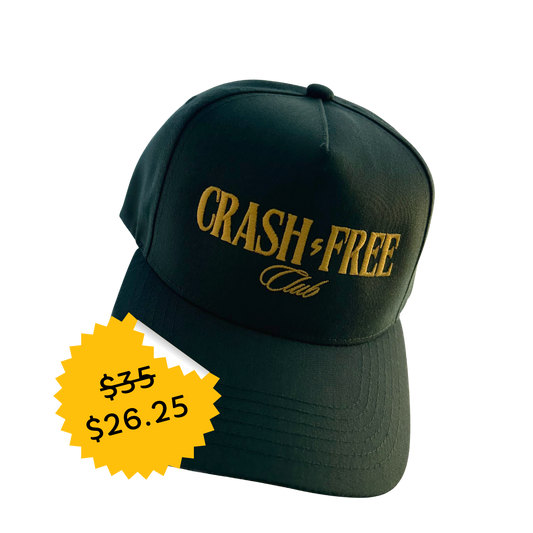 Crash Free Club Classic Cap – Green