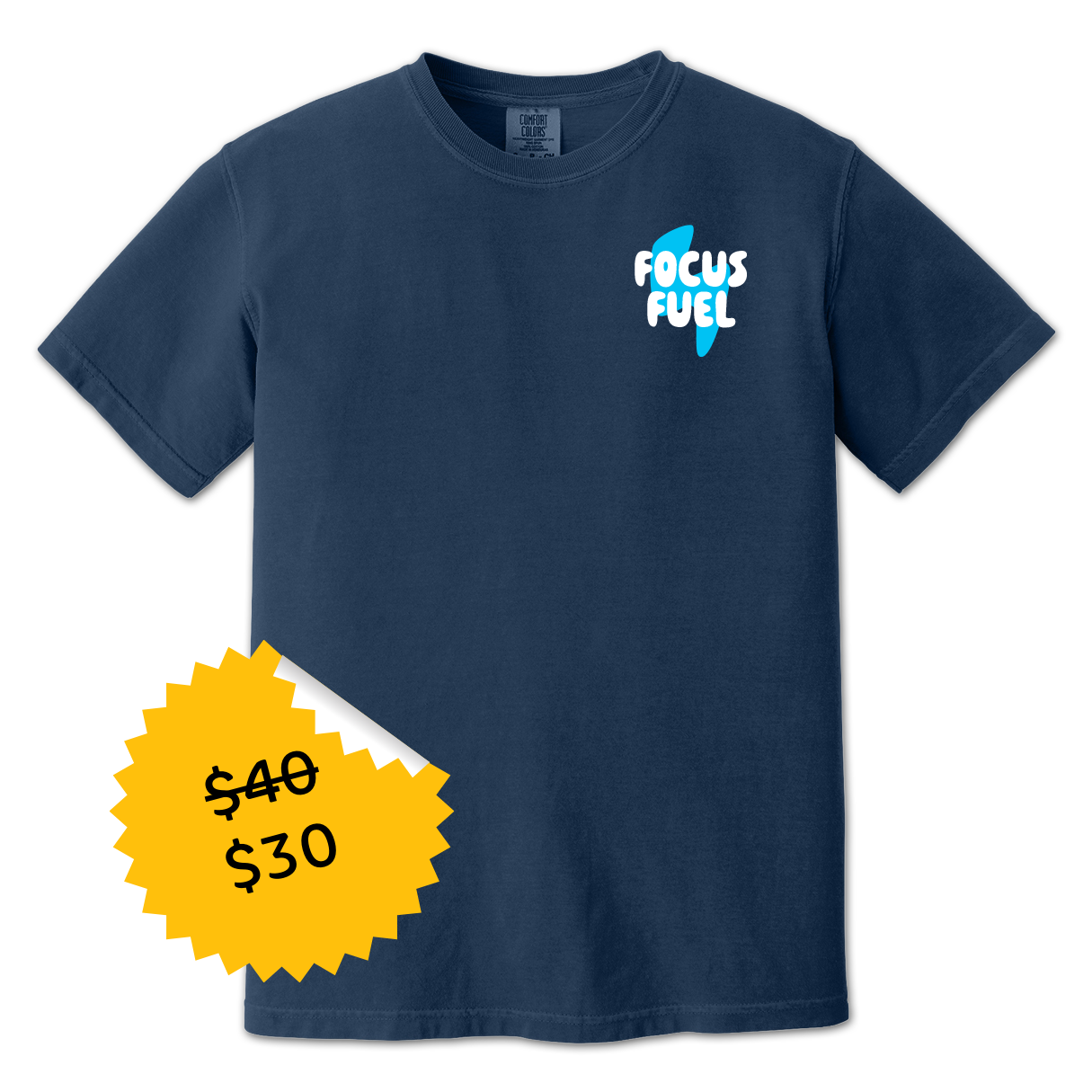 Crash Free Club Tee - Navy