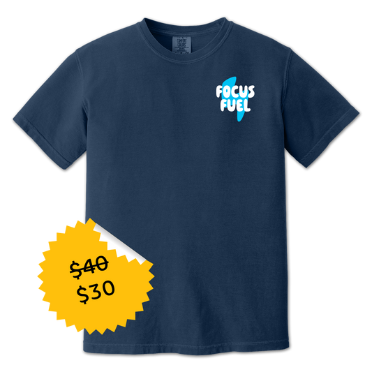 Crash Free Club Tee - Navy