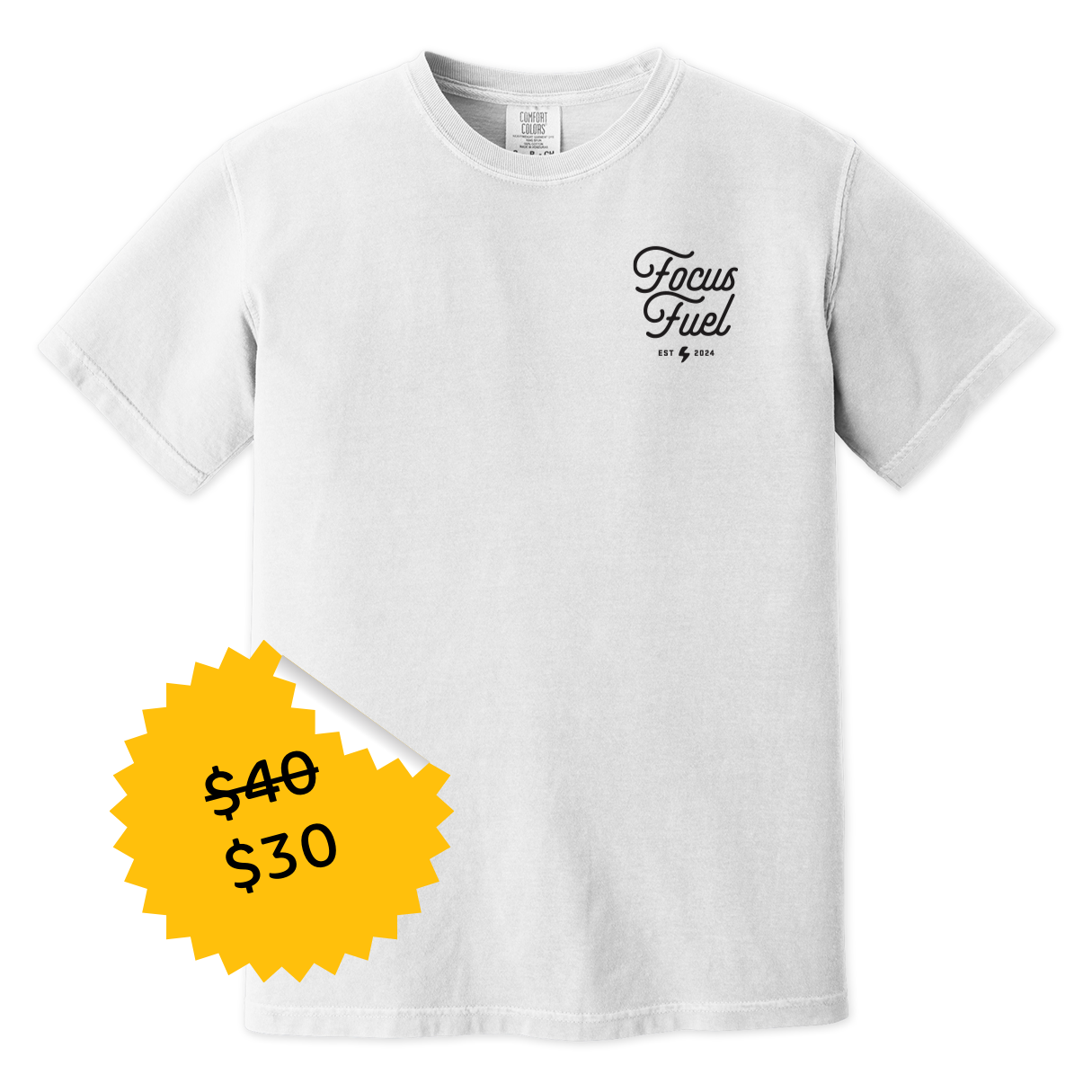 Crash Free Club Tee - White