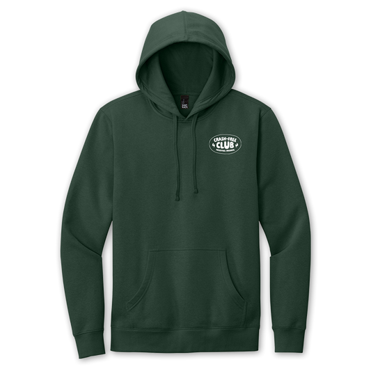 Crash Free Club Hoodie - Forest Green
