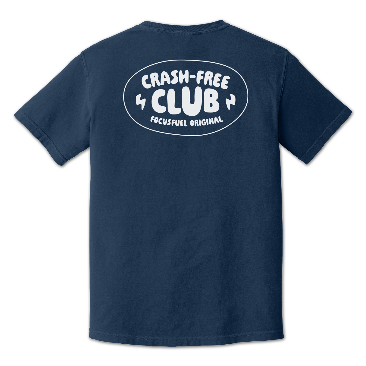 Crash Free Club Tee - Navy