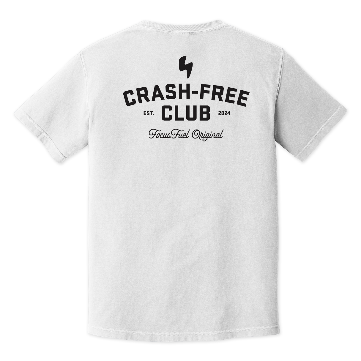 Crash Free Club Tee - White