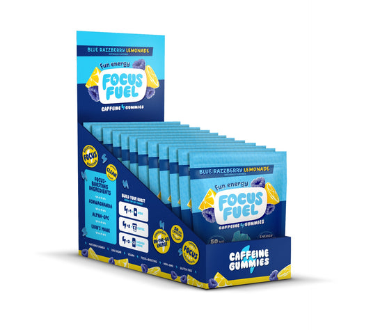 FocusFuel Blue Razzberry Lemonade Caddy 12-pack